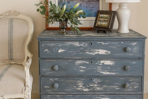Get the chippy Look with Milk Paint